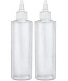 BRIGHTFROM 8oz Twist Top Applicator Bottles - Pack of 2 | Refillable, Squeeze | Ideal for Hair Coloring & More - Buy Online on SooperMarket.com