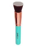 Mypreface Rose Golden Flat Top Kabuki Foundation Brush - Blue | Premium Synthetic Bristles | Perfect for Liquid, Cream, Mineral Cosmetics | 1pc - Buy Online on SooperMarket.com