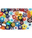 Devardi Glass COE 90 Millefiori Hi-Def Premium Fire-Polished Flower mix. 2 oz  JTMM8 Fusing  Mosaic - Buy Online on SooperMarket.com