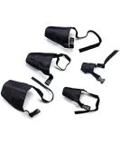 ewinever Dog Muzzles To Prevent Biting 5 PCS Different Sizes for Small Medium And Large Breathable Dog Muzzle with Adjustable Strap Black - Buy Online on SooperMarket.com