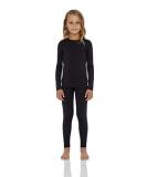 Rocky Thermal Underwear For Girls (Thermal Long Johns Set) Shirt & Pants, Base Layer w/Leggings/Bottoms Ski/Extreme Cold Black Medium - Buy Online on SooperMarket.com