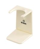 Kent VSB6 1.5" Water Resistant Mock Ivory Shaving Brush Stand - For Kent BK2 and BK4 Natural Shaving Brush Air Drying Base Large White - Buy Online on SooperMarket.com