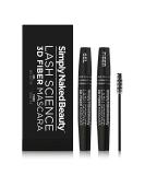3D Lash Fiber Mascara (2 Tubes) - Lengthening Tubing Mascara for Bold Volume - Non-Toxic & Hypoallergenic - Buy Online on SooperMarket.com