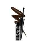 Nyx Epic Wear Liquid Liner - Waterproof Brown Matte Eyeliner - Buy Online on SooperMarket.com