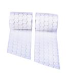 Self Adhesive Dots 1100pcs(550 Pairs) 0.59 Diameter Strong Sticky Back Hook Nylon Coins  15mm Loop Strips with Waterproof Glue Tapes  Perfect for School Classroom Office  Home(White) White 1100pcs - Buy Online on SooperMarket.com