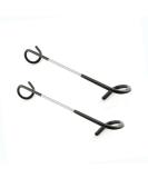 Outdoor Camping Lantern Hook Hanger Set - Non-Slip Tent Light Hangers for Camping & Hiking - 2 Pack Black - Buy Online on SooperMarket.com
