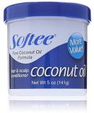 Softee Coconut Oil Hair & Scalp Conditioner - 5oz | Nourishing Hair Treatment - Buy Online on SooperMarket.com