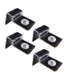 LEILIN 4Pcs Stainless Steel Tank Glass Cover Clips - Prevent Fish Jumping, Keep Warm in Winter - 5mm - Buy Online on SooperMarket.com
