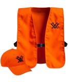 Vortex Optics Blaze Orange Vest & Hunting Hat Combo - High Visibility Gear for Outdoor Enthusiasts - Buy Online on SooperMarket.com