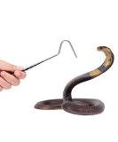 Stainless Steel Snake Hook - Extendable 16.5-68cm - Reptile Catcher Tool for Controlling and Moving Snakes - Buy Online on SooperMarket.com