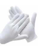 COYAHO 12 Pairs White Cotton Gloves for Inspection Photo Jewelry Serving Costume Women Men Dry Hands Eczema Moisturizing SPA - Buy Online on SooperMarket.com