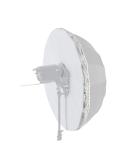 HappyGo 60 Inch Parabolic Umbrella Front Diffuser Cover - Black/Silver Reflective Lighting Umbrella Soft Light Cloth - Buy Online on SooperMarket.com
