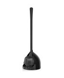 Uptronic All-Angle Toilet Plunger with Holder - Heavy Duty Black Plunger for Bathroom - Buy Online on SooperMarket.com