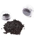 600pc Black Nano Rings for Nano Tip Hair Extensions - Silicone Lined Micro Beads - Buy Online on SooperMarket.com