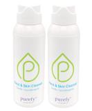 Buy Purefypro Hand and Skin Cleanser 100ml 2pk - Deep Cleansing Aersol Spray with Hypochlorous Technology | Non-Irritating & No Residue - Buy Online on SooperMarket.com
