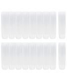 18 Pack 30ml TSA Approved Squeeze Bottles for Liquids - Travel Size Makeup Toiletry Containers with Flip Caps - Leak-Proof Refillable Cosmetic Bottles - Buy Online on SooperMarket.com