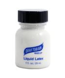 Graftobian Liquid Latex SFX Makeup - Skin Safe Adhesive for Theatre Cosplay & Halloween - 1 oz | International Shipping Available - Buy Online on SooperMarket.com