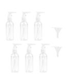 JOYISEN 6PCS Travel Bottles 100ML Plastic Travel Pump Bottle Dispenser for Toiletries Small Empty Pump Bottles with 2 Small Funnels - Buy Online on SooperMarket.com