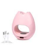 Mini Pink USB UV LED Nail Dryer 16W Portable Rose Shape Gel Nail Lamp | Button Model for Gel Nails Polish Manicure | Nail Art Tools Accessories - Buy Online on SooperMarket.com