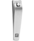 Twin nail clipper for fingernails high -quality nail cutters made of matt stainless steel for feet and hands 60 mm 60 mm - matted single - Buy Online on SooperMarket.com
