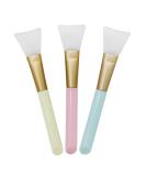 3 PCS Silicone Face Mask Brush Mask Beauty Tool Soft Silicone Facial Mud Mask Applicator Brush Hairless Body Lotion And Body Butter Applicator Tools - Buy Online on SooperMarket.com