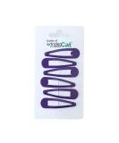 6 PCS Metal Snap Hair Clips - Purple Hair Grips 5CM Long - Buy Online on SooperMarket.com