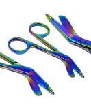 Multi Rainbow Color Bandage Scissors 3.5 (8.9cm) - Ideal for Medical and Nursing Use - Buy Online on SooperMarket.com