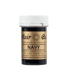 Sugarflair Navy Blue Spectral Food Colouring Paste Highly Concentrated for Use with Sugar Pastes Buttercream Royal Icing or Cake Mix Vibrant Colour Dye - 25g - Buy Online on SooperMarket.com