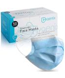 Hygenix 3ply Disposable Face Masks PFE 99% Filter Quality "Tested by a US lab" (Pack of 50 Pcs) Light Blue - Buy Online on SooperMarket.com
