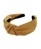 axy fabric headband with knot-vintage-beautiful ladies headband hair accessory headband HR35 (yellow) - Buy Online on SooperMarket.com