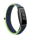 Nylon Ace 3 Bands Compatible with Fitbit Ace 3 Straps for Kids Boys Girls - Soft Skin-Friendly Breathable Ace 3 Bands for Kids Watch Band Wrist Strap Bracelet Accessories Lime - Buy Online on SooperMarket.com