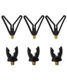 Croch butt grip rod support with brass thread for all rod holder rod stand ROD POD and Bank stick 3 x rod edition + 3 x rods butt cap cap - Buy Online on SooperMarket.com