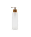 1PCS 120ml/4oz Frosted Glass Pump Bottles Empty Refillable Press Pump Bottle with Bamboo Pump Head Toiletries Storage Containers for Shampoo Essential Oils Shower Gel Hand Wash Lotion Dispenser - Buy Online on SooperMarket.com
