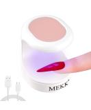MEKK Mini UV LED Nail Lamp - 16W Professional Nail Dryer for Gel Nails in Pink - Buy Online on SooperMarket.com