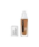 Maybelline New York waterproof make-up foundation with high opacity long-lasting facial make-up Super Stay Active Wear Color: No. 60 Caramel (medium to dark) 1 x 30 ml - Buy Online on SooperMarket.com