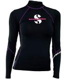 Scubapro T-Flex Women's Long Sleeve Rash Guard UPF 80 - Onyx (Small) - Buy Online on SooperMarket.com