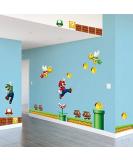 Super Mario Sticker Kids Room Bedroom Decor Wall Sticker - Buy Online on SooperMarket.com