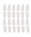 24pcs Nail Art Sponges Make Up Wedges Triangle Shape Cosmetic Wedges Foundation Beauty Tool - Buy Online on SooperMarket.com