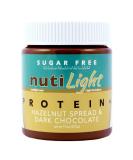 Nutilight Sugar Free Protein Hazelnut Spread and Dark Chocolate - Keto, Diabetic Friendly, Vegan, Non-GMO - 11 Ounces - Buy Online on SooperMarket.com