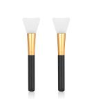 2 PCS Silicone Face Mask Brushes - Beauty Tool Applicator for Facial Mud Masks - Soft Hairless Body Lotion Applicator Brush - Makeup Tools for Women and Girls in Black - Buy Online on SooperMarket.com
