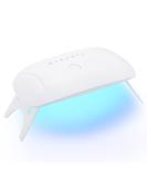 Makartt 8W LED Mini Nail Lamp | UV Nail Dryer with Timer and USB | Gel Nail Polish Light for Travel | White - Buy Online on SooperMarket.com