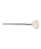 Flat Face Mask Brush - DIY Fan Applicator with Transparent Handle for Powder Masks | Soft Foam Stirring Tool for Salons - Buy Online on SooperMarket.com
