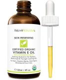Vitamin E Oil - 100% All Natural & USDA Organic (LARGE 4oz Bottle) Visibly Reduce the Look of Scars, Stretch Marks, Dark Spots & Wrinkles for Hydrated & Youthful Skin. Face & Body Moisturizer - Buy Online on SooperMarket.com