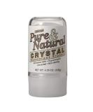 Bargz Pure and Natural Crystal Deodorant Stone - Hypo allergenic - Unscented - Non Staining - 4.25 oz - Buy Online on SooperMarket.com