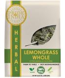 Pride Of India - Natural Dry Indian Lemongrass Herb 3.53oz (100gm) Full Leaf - Certified and Authentic Indian Herb - Perfect for Cooking Soups Salads Marinades 50+ Servings - Buy Online on SooperMarket.com