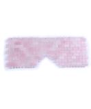 Natural Gemstone Jade Sleep Mask, Rose Quartz Eye Mask, Anti-Aging Hot or Cold Using Stone Eye Mask 9x4 Inch (Pack of 1) Rose Quartz - Buy Online on SooperMarket.com