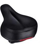 TONBUX Most Comfortable Bicycle Seat, Bike Seat Replacement with Dual Shock Absorbing Ball Wide Bike Seat Memory Foam Bicycle Seat with Mounting Wrench Black - Buy Online on SooperMarket.com