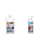 HG Vinyl Cleaner Extra Strong 79 Highly Concentrated Mopping Cleaner & Polish/Coating Remover 1 Litre (150100106) & Toilet Cleaner Gel Super Powerful Limescale & Stain Remover (500 ml) - 322050106 + Toilet Cleaner Gel - Buy Online on SooperMarket.com