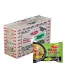 Lucky Me! Pancit Canton Kalamansi Citrus Instant Noodles 60g (24 Packs) HALAL - Buy Online on SooperMarket.com