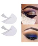 LKE 100pcs Eyeshadow Stencils & Gel Patches for Eyelash Extensions - Professional Lint Free Under Eye Makeup Tape for Precise Application - Buy Online on SooperMarket.com